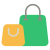 Shopping bags icon representing ecommerce development and online store solutions